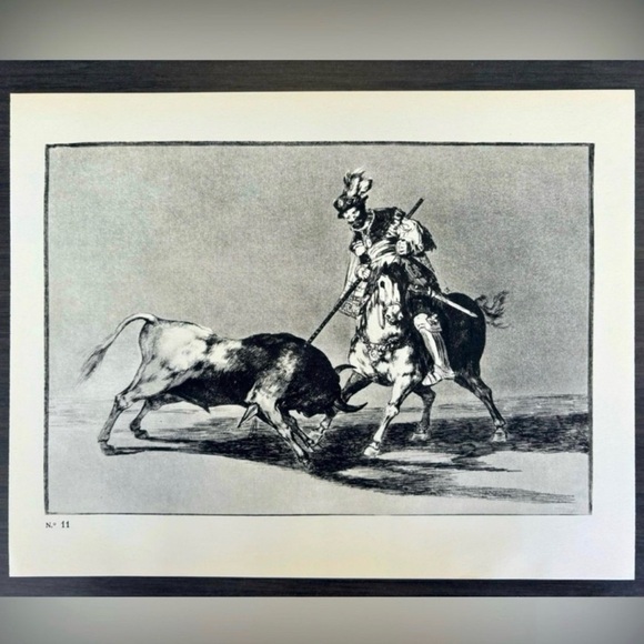 Rodrigo de Vivar, Cid Champion Original Antique Vintage Fine Art GOYA 1960 Print - Picture 7 of 8